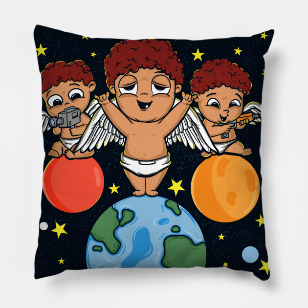The Little Angel Clothing Line Pillow Teepublic