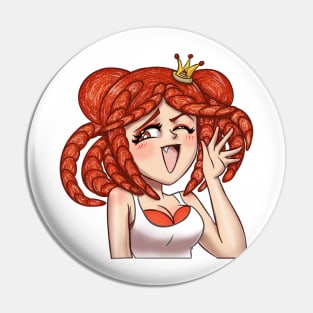 Pepperoni-Queen Laughs Pin