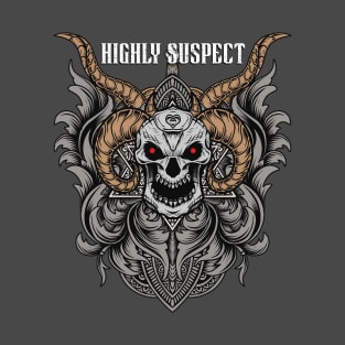 Skull band Highly suspect T-Shirt