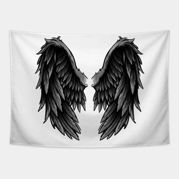 Evil wings Tapestry by NemiMakeit