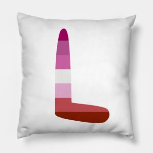 Lipstick Lesbian L Pillow