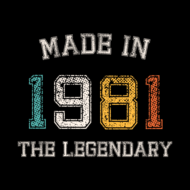 Born in 1981 made in 1981 the legendary 1981 Pillow TeePublic