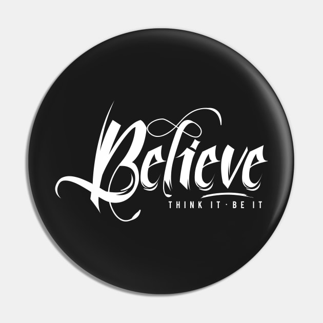 Believe Pin by Church Store