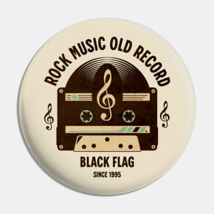 vintage cassette old music record b7 Pin