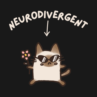 Neurodivergent Cat (Dark) T-Shirt