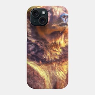 Bear with Crown Phone Case