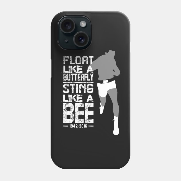 float like a butterfly sting like a bee Phone Case by upcs