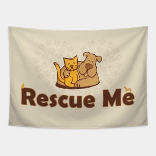 Rescue Me by Basement Mastermind Tapestry