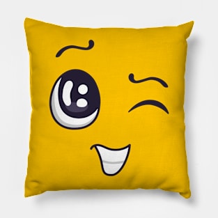 kawaii expressions Pillow