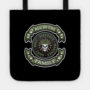 ALL IN THE FAMILY MILITARY Tote