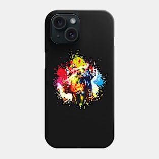 Doberman watercolor Phone Case