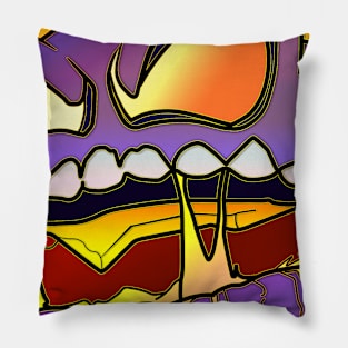 Summer Burger Party Pillow