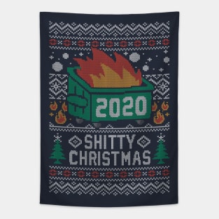 Ugly Shitty Christmas Sweater Tapestry