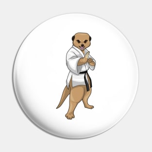 Meerkat Karate Martial arts Pin