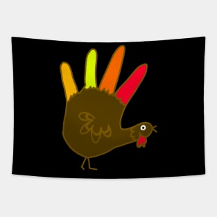 Genuine Hand Turkey Design Tapestry