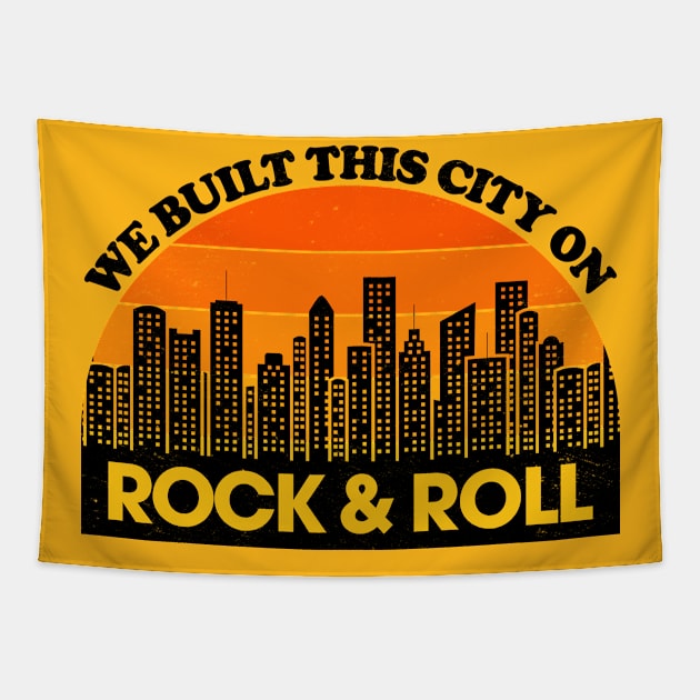 We Built This City on Rock and Roll Tapestry by TwistedCharm