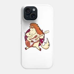 Horse - Music with Guitar Phone Case