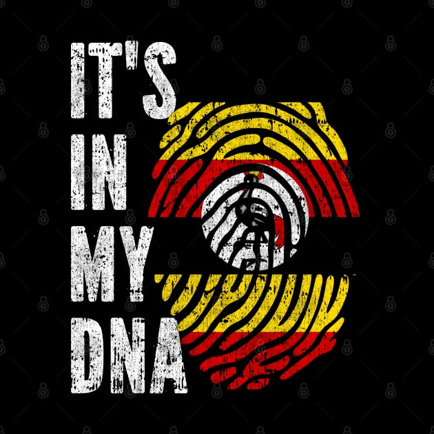 IT'S IN MY DNA Uganda Flag Men Women Kids by simonStufios