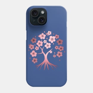 Blossoming sakura tree Phone Case