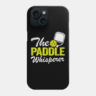 The Paddle Whisperer Funny Pickleball Phone Case