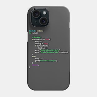 Morning Code Phone Case