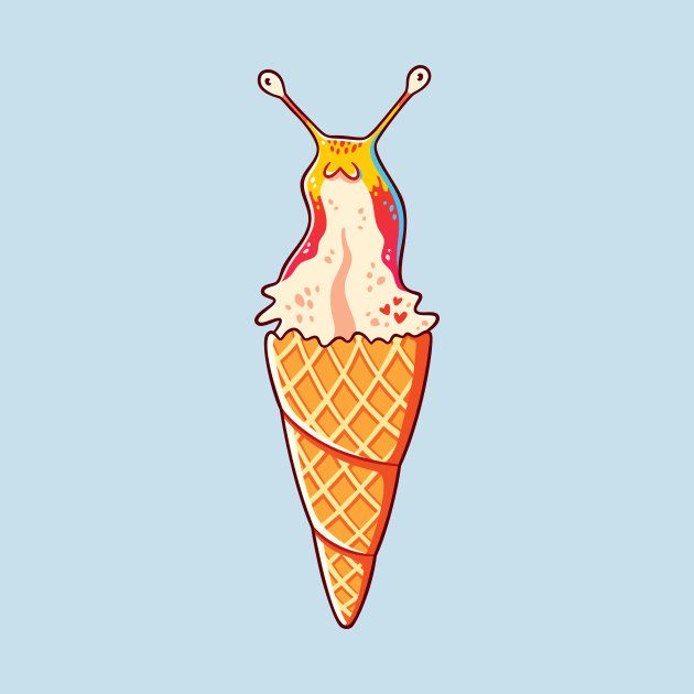 Snail Ice Cream by LydiaLyd