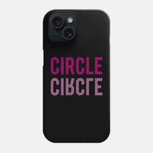 Hipnotic Pink Circle Phone Case