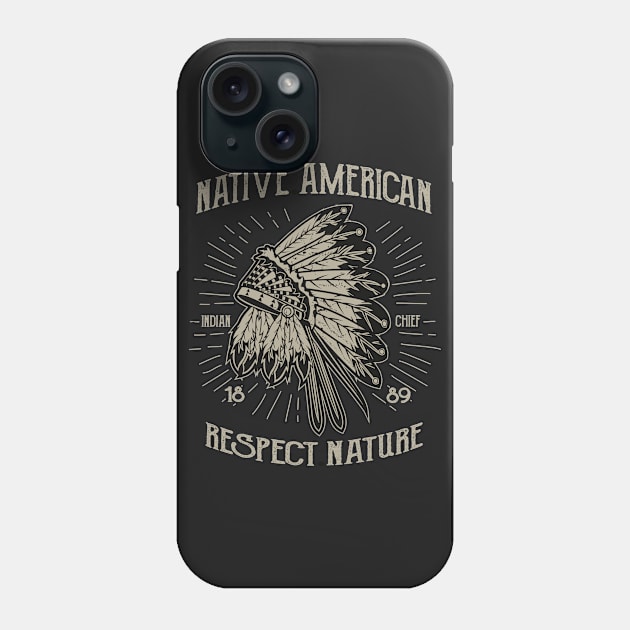 Native American Phone Case by PaunLiviu