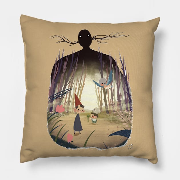 Over the Garden Wall Pillow by davidpavon