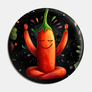 Red Hot Chili Yoga Pin