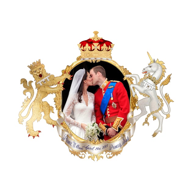 William and Kate, 2011 Royal Wedding Kiss by PixDezines