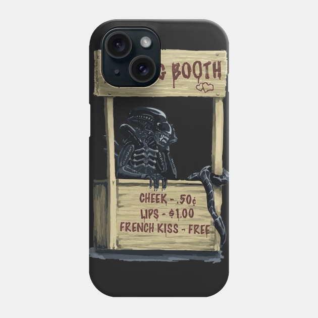 xenomorph kiss Phone Case by horrorshirt