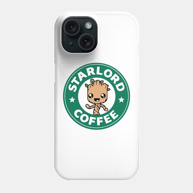 StarLord Coffee Phone Case by scaredmuffin