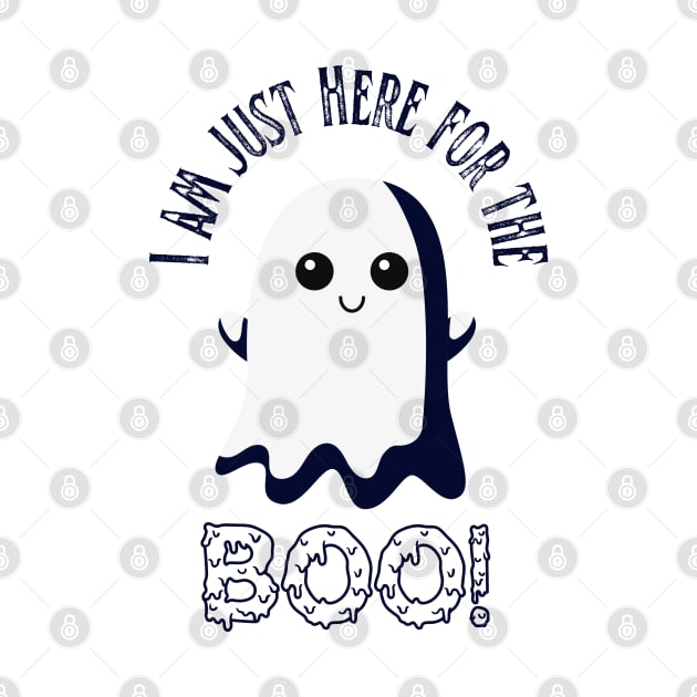 I am just here for the boo ! Halloween costume | Light colors by Designmagenta