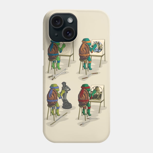 Ninja brothers of the arts Phone Case by felipeoferreira