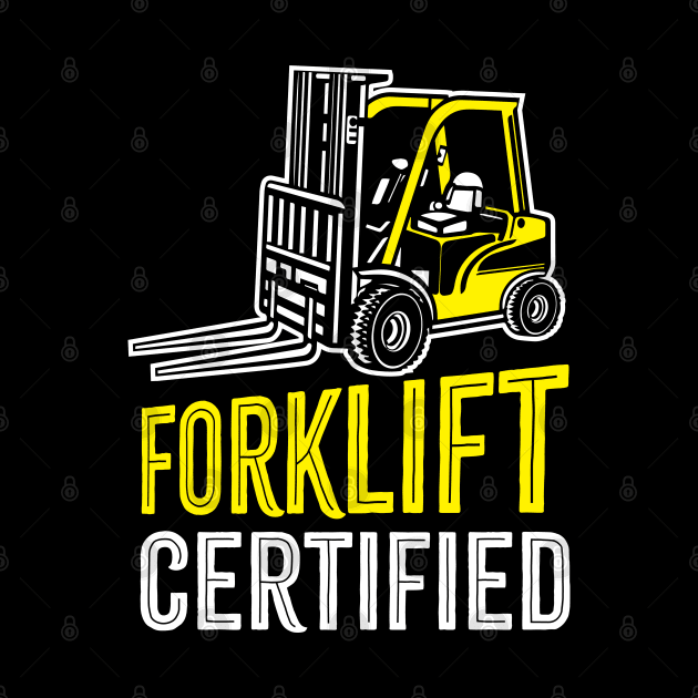 Forklift Certified by SIMPLYSTICKS