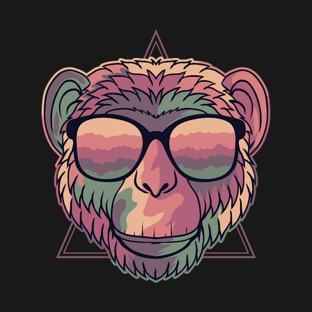 Summer monkey retro by Maxs