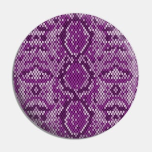 Purple Snake Skin Pattern Pin