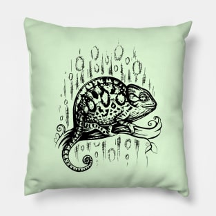 Carpet Chameleon Pillow