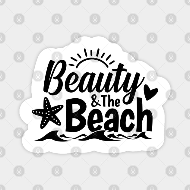 Beauty And The Beach Magnet by busines_night