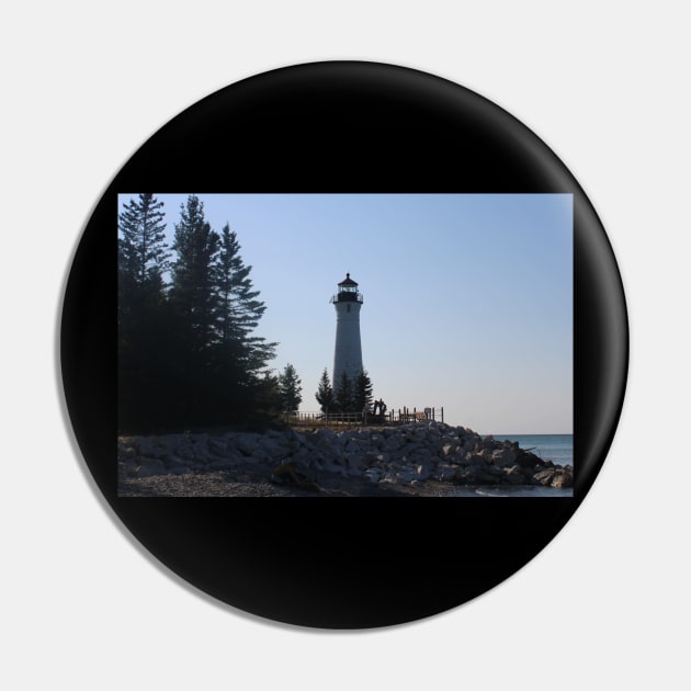 Sunset Lighthouse in Michigan Pin by DJTobyGaming