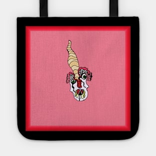 Worm Sliding Into Yr Skull Tote