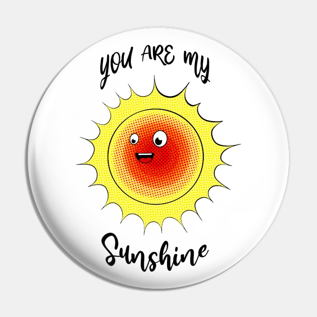 Sunshine Love Pin by Art by Nabes