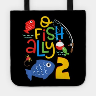 Kids Ofish Ally Two Birthday Decorations Year Old 2nd Bday Tote