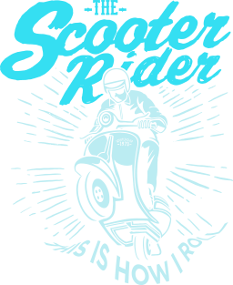 Scooter Driver | motor rider Magnet