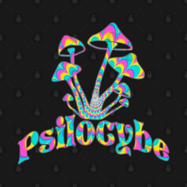 Psilocybe magic mushrooms by VinagreShop