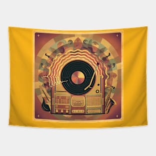 Retro Music Tapestry