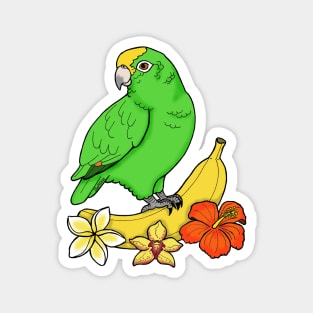 Tropical Parrot-ise Magnet