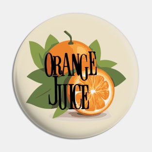 Orange Juice / Jangle Pop Fan Art Pin