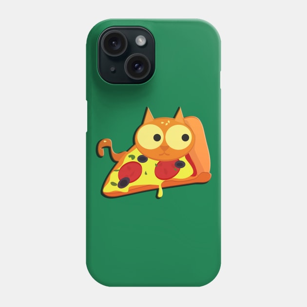 Pizza Cat Phone Case by vixfx